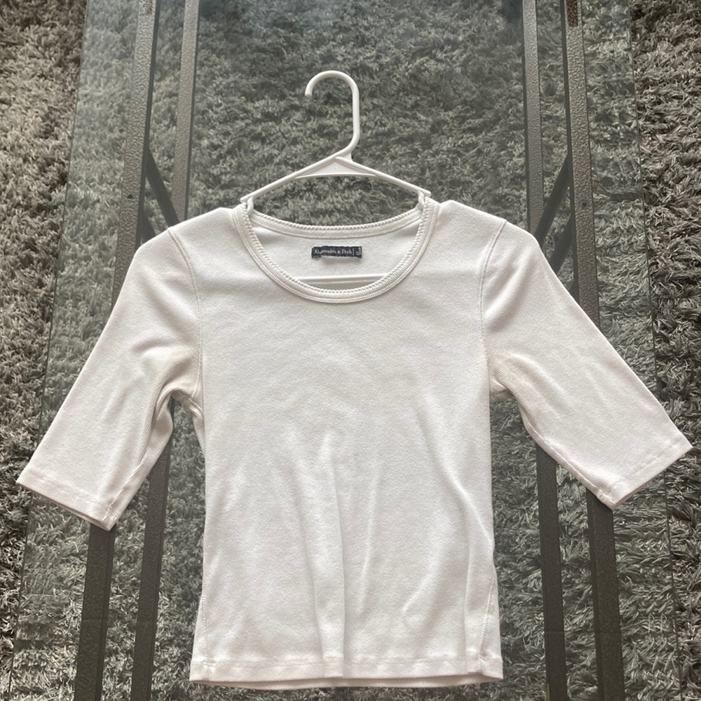 White Abercrombie and fitch top